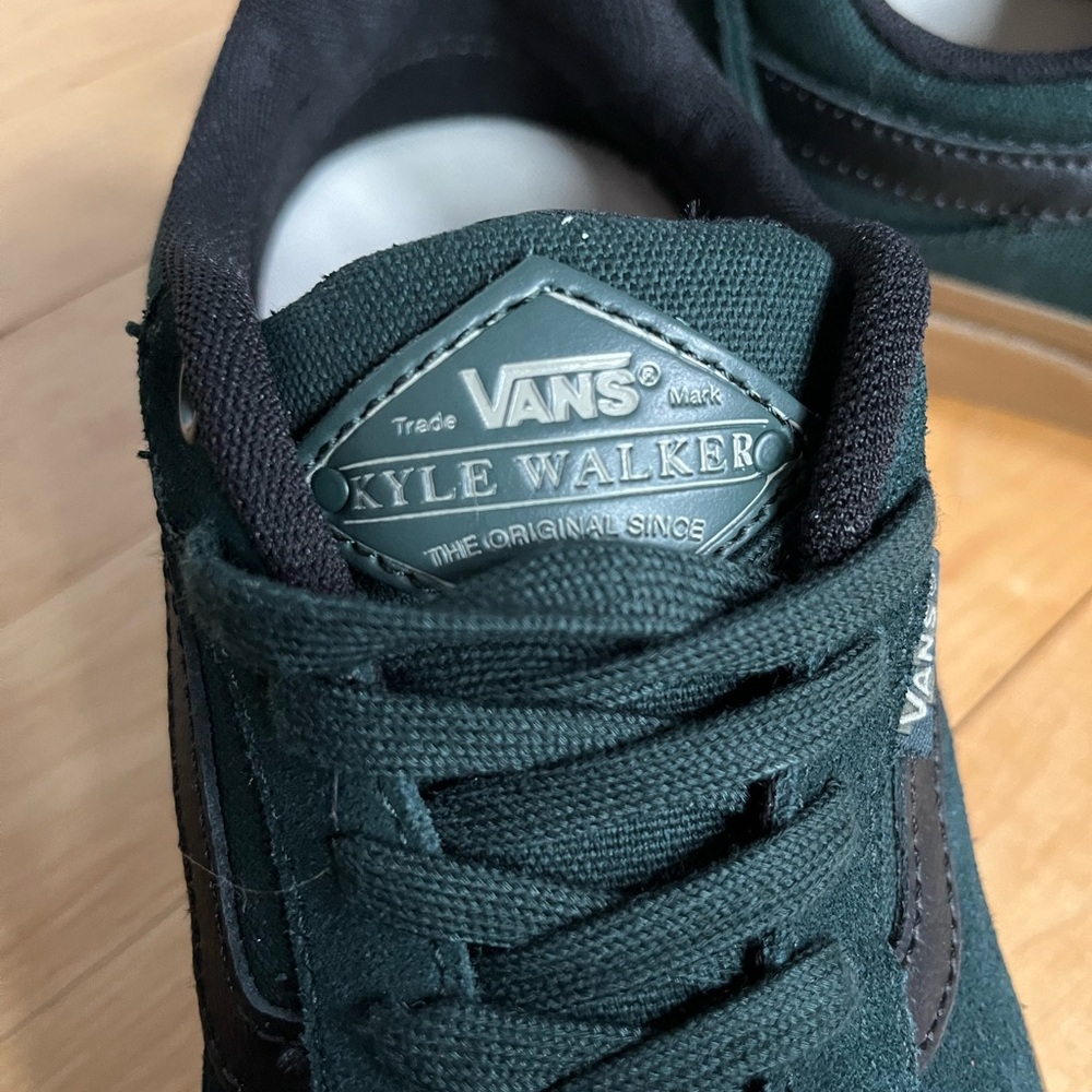 NWOT Vans Kyle Walker Skate Shoes in Dark Green with Gum Soles - Picture 3 of 11